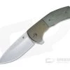 Aaron Frederick Custom Tartarus CPM-3V Bolstered Green Micarta Flipper 4195