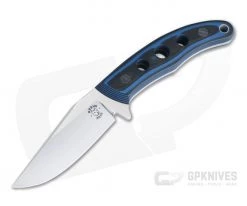 Tom Krein Custom Nomad Blasted Blue/Black G10 Satin D2 Fixed Blade 4203