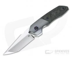 Chad Nell Custom Gent UDT Polished RWL34 Zirconium Bolsters Marbled Carbon Fiber Liner Lock Flipper