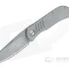 Burger Custom EXK SFL Acid Washed M390 Sheepsfoot Titanium Frame Lock Top Flipper