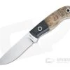 Mike Irie Model 110 Drop Point CPM-154 Micarta Bolstered Stabilized Dyed Maple Burl 4273