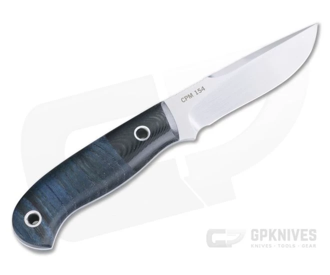 Mike Irie Model 110 Spear Point CPM-154 Micarta Bolstered Stabilized Dyed Maple Burl 4274 - Image 3