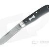 T.A. Davison Custom Black Canvas Micarta Acid Washed A2 Spear Point Slip Joint w/ Lanyard