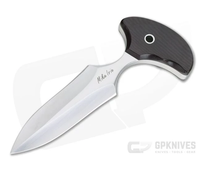 Mike Irie Version 2 Push Dagger CPM-154 Maroon Linen Micarta 4284
