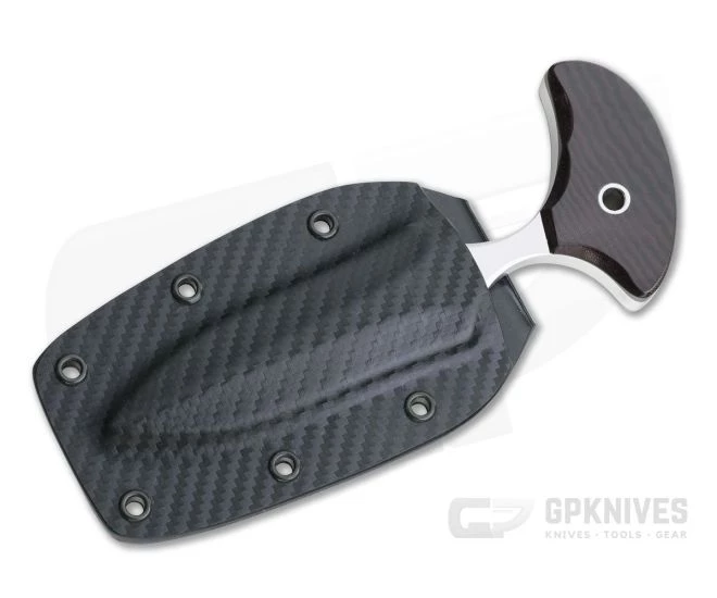 Mike Irie Version 2 Push Dagger CPM-154 Maroon Linen Micarta 4284 - Image 2