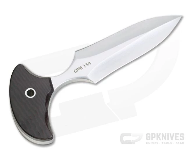 Mike Irie Version 2 Push Dagger CPM-154 Maroon Linen Micarta 4284 - Image 3