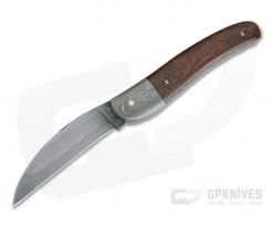 Chuck Hawes Custom Ironwood Wharncliffe Whittler W2 with Hamon Slip Joint