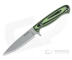 Camerer Knives Custom Small Game Getter Elmax Green/Black G10 Fixed Blade 4374