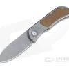 Burger Custom EXK SFL Acid Washed M390 Spear Point Micarta Titanium Frame Lock Top Flipper