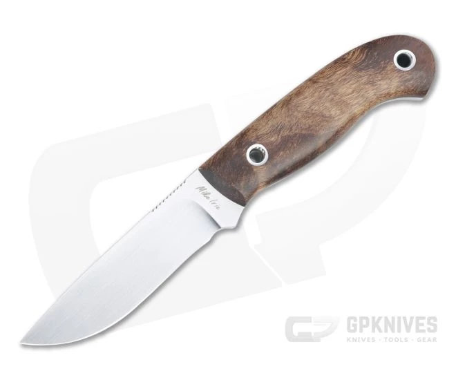 Mike Irie Model 110 Drop Point CPM-154 Stabilized Dyed Maple Fixed Blade 4427