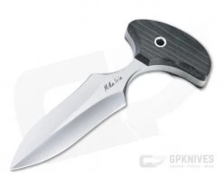 Mike Irie Version 2 Push Dagger CPM-154 Black & Green Linen Micarta Fixed Blade 4440