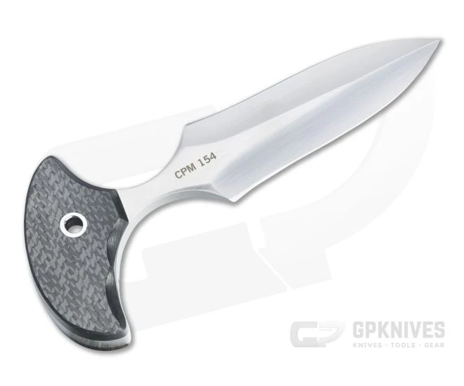 Mike Irie Version 2 Push Dagger CPM-154 Carbon Fiber Fixed Blade 4445 - Image 3