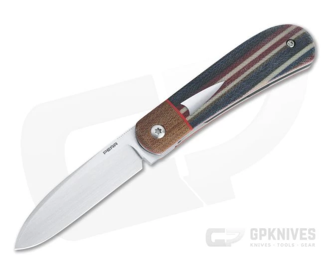Enrique Pena Custom Front Flipper Zulu Bolstered Painted Desert Crosscut G-carta Folder 4457