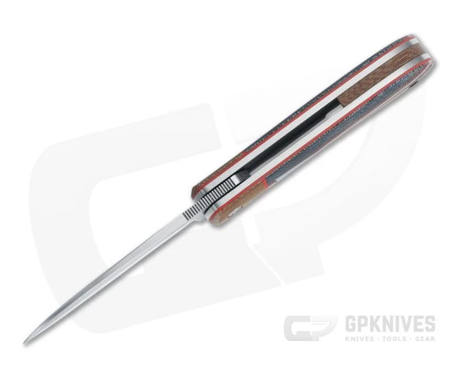 Enrique Pena Custom Front Flipper Zulu Bolstered Painted Desert Crosscut G-carta Folder 4457 - Image 3