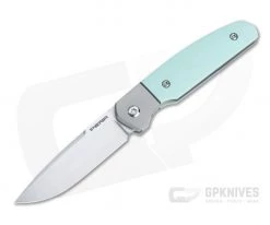 Enrique Pena Custom Front Flipper Caballero Bolstered Tiffany Blue G10 Folder 4459