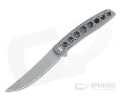 Brad Zinker Persian FLF Stonewashed CPM-154 Titanium Frame Lock Flipper 4467