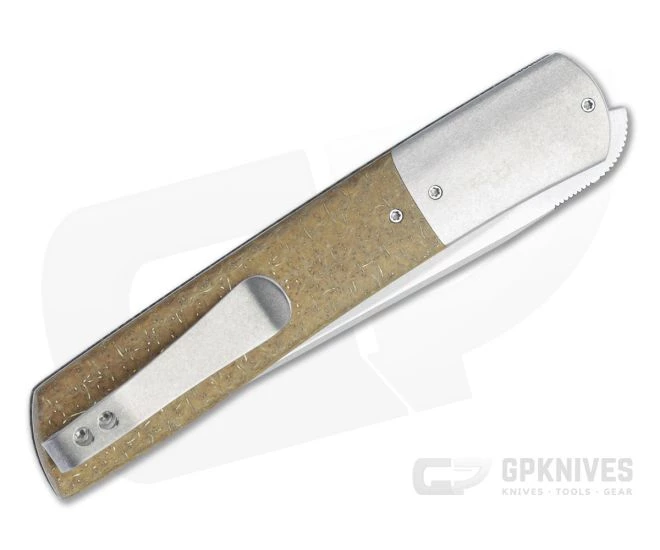Brad Zinker Slim Stretch Urban Trapper LLF Stonewashed CPM-154 Bolstered Thunderstorm Kevlar Front Flipper 4469 - Image 2