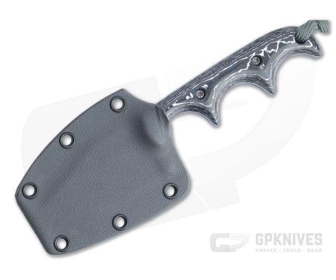 Alan Folts Minimalist Spear Point Acid Washed CPM-154 Arctic FatCarbon Fixed Blade 4492 - Image 2