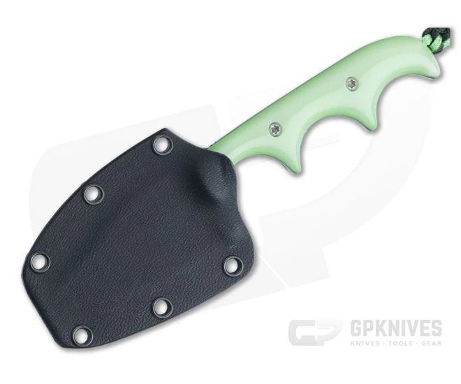 Alan Folts Minimalist Spear Point Two-Tone Stonewashed CPM-154 Glow Kirinite Fixed Blade 4493 - Image 2
