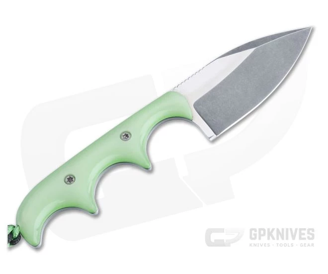 Alan Folts Minimalist Spear Point Two-Tone Stonewashed CPM-154 Glow Kirinite Fixed Blade 4493 - Image 3