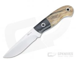Mike Irie Model 110 Spear Point CPM-154 Bolstered Stabilized Maple Fixed Blade 4508