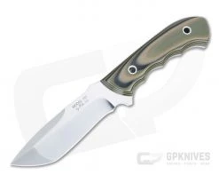 Mike Irie Model 107 Tanto Satin BG42 Camo G10 Tactical Fixed Blade 4518