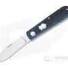 Sakman Knives Oryx Spear Point Satin N690 Blue/Black Micarta Slip Joint Folder 4574