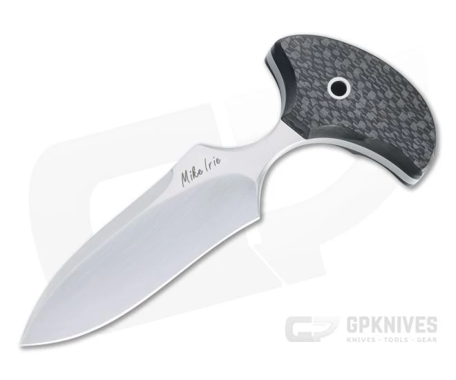 Mike Irie Custom Version 3 Push Dagger CPM-154 Carbon Fiber Fixed Blade 4609