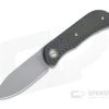 Burger Custom EXK Plus Acid Wash M390 Green Micarta Inlaid Carbon Fiber Front Flipper 4671