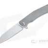 Burger Custom Sierra Satin Elmax Satin Hardware Titanium Frame Lock Flipper 4690