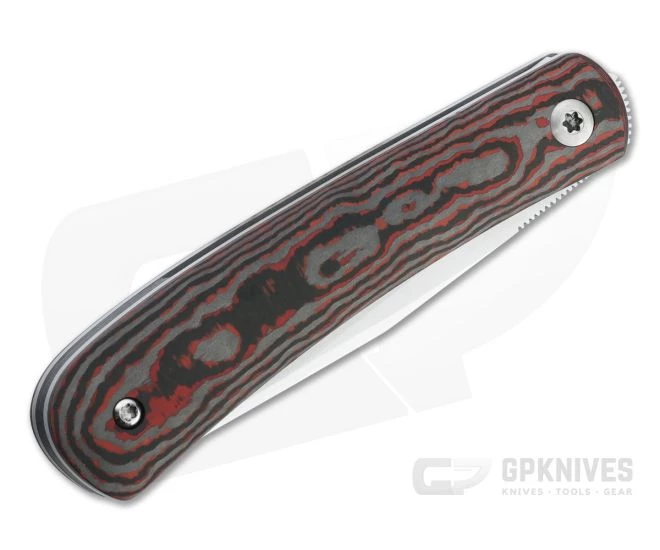 Enrique Pena Custom Front Flipper Trapper Lava Flow Fat Carbon Folder 4701 - Image 2