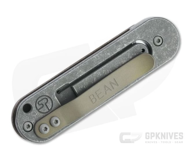 Serge Panchenko Custom Bean Drop Point Acid Washed Nitro-V Copper Skull Slip Joint 4710 - Image 2