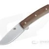 Brad Zinker FR LLF Stonewashed CPM-154 Crosscut Natural Micarta Liner Lock Flipper 4712