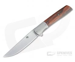 Brad Zinker Urban Trapper Flipper LLF Stonewashed CPM-154 Bolstered Cocobolo Folder 4715