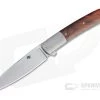Brad Zinker FR Stretch LLF Flipper Stonewashed Magnacut Bolstered Cocobolo Folder 4716