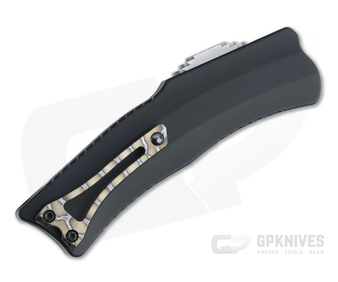 Heretic Custom Roc Prototype Hand Ground Stonewashed Elmax Hawkbill OTF Automatic 4724 - Image 2