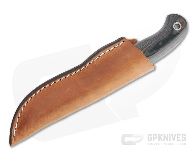Mike Irie Model 110 Drop Point CPM-154 Camo Linen Micarta Fixed Blade 4745 - Image 2