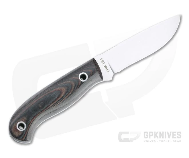 Mike Irie Model 110 Drop Point CPM-154 Camo Linen Micarta Fixed Blade 4745 - Image 3