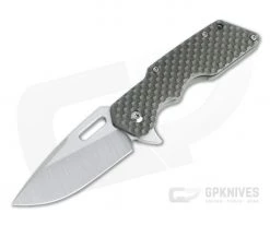 Attn2Detail Medium Mark I Flipper Satin S35VN Contoured Gunner Grip Titanium Folder 4798