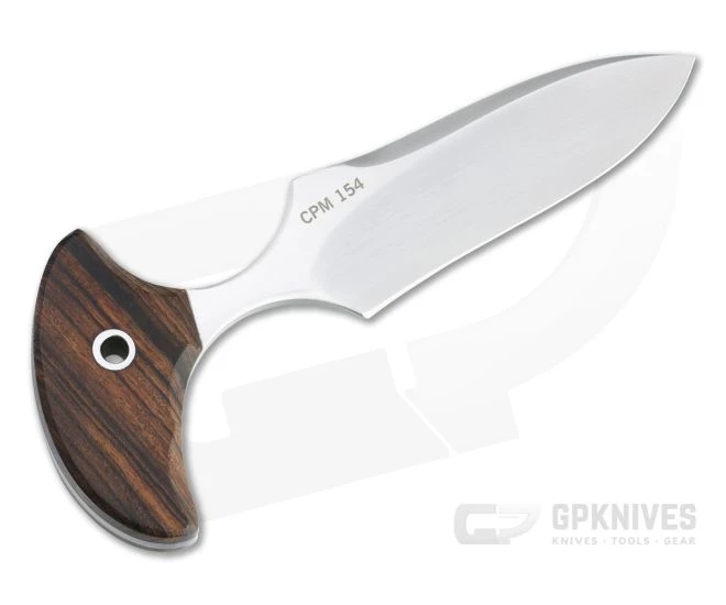 Mike Irie Custom Version 3 Push Dagger CPM-154 Desert Ironwood Fixed Blade 4820 - Image 3