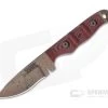 Dawson Knives Handyman Arizona Copper 3V Red/Black G10 Fixed Blade
