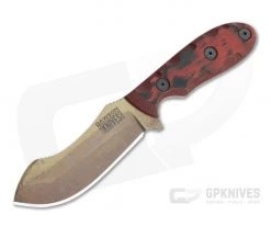Dawson Knives Javalina Arizona Copper 3V Red/Black G10 Fixed Blade Hunter