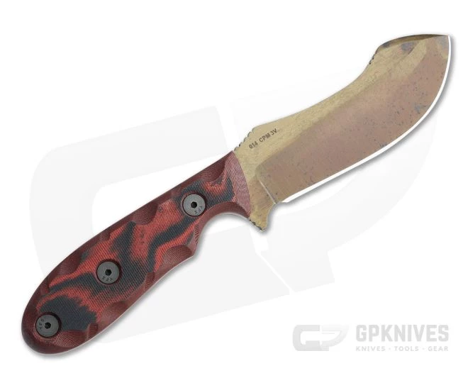 Dawson Knives Javalina Arizona Copper 3V Red/Black G10 Fixed Blade Hunter - Image 3
