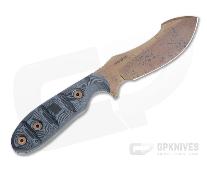 Dawson Knives Javalina Arizona Copper 3V Pewter/Black G10 Fixed Blade Hunter - Image 3