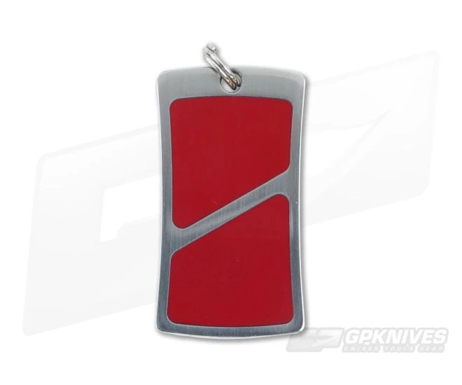 Mike Alsdorf Pendant Slim Radiused Rectangle Coral Stone