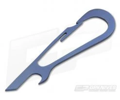 SK Knives Large DeCAPitator Blue Titanium Bottle Opener