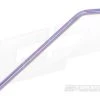 Steven Kelly Titanium Drinking Straw Long Bent Purple Splatter