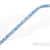 Steven Kelly Titanium Drinking Straw Long Bent Blue Splatter