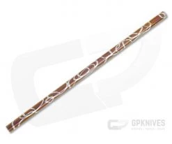 Steven Kelly Titanium Drinking Straw Long Bronze Splatter