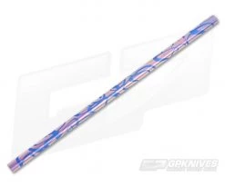 Steven Kelly Titanium Drinking Straw Long Pink/Blue Splatter